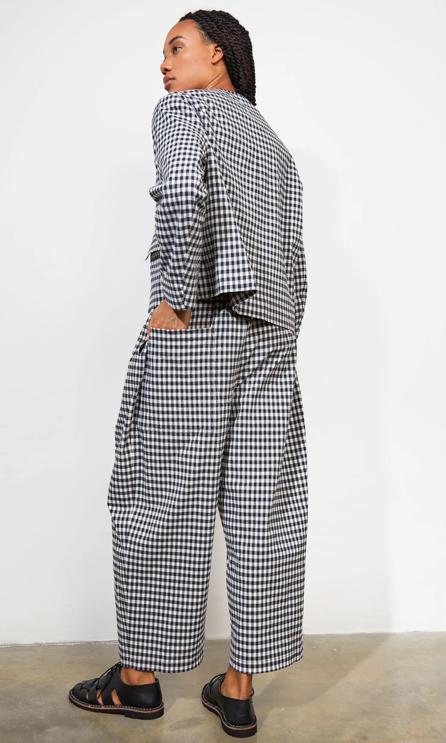 Agnes Gingham Jacket