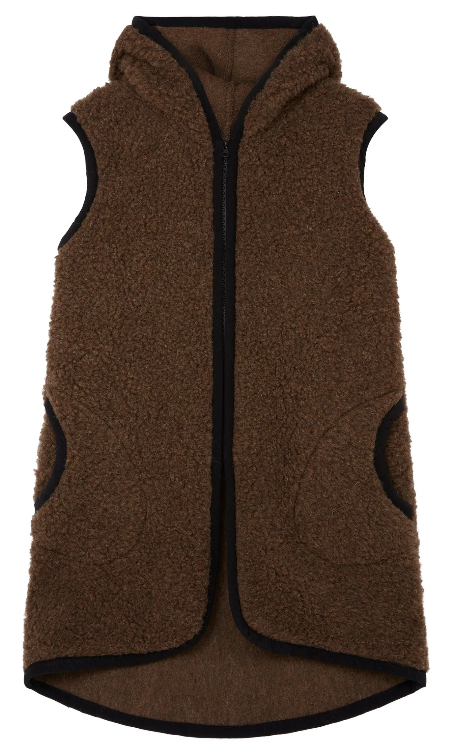 Bigger Rambler Gilet - Peat Brown