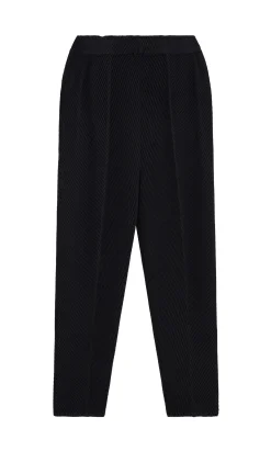 Black Pleat Trousers