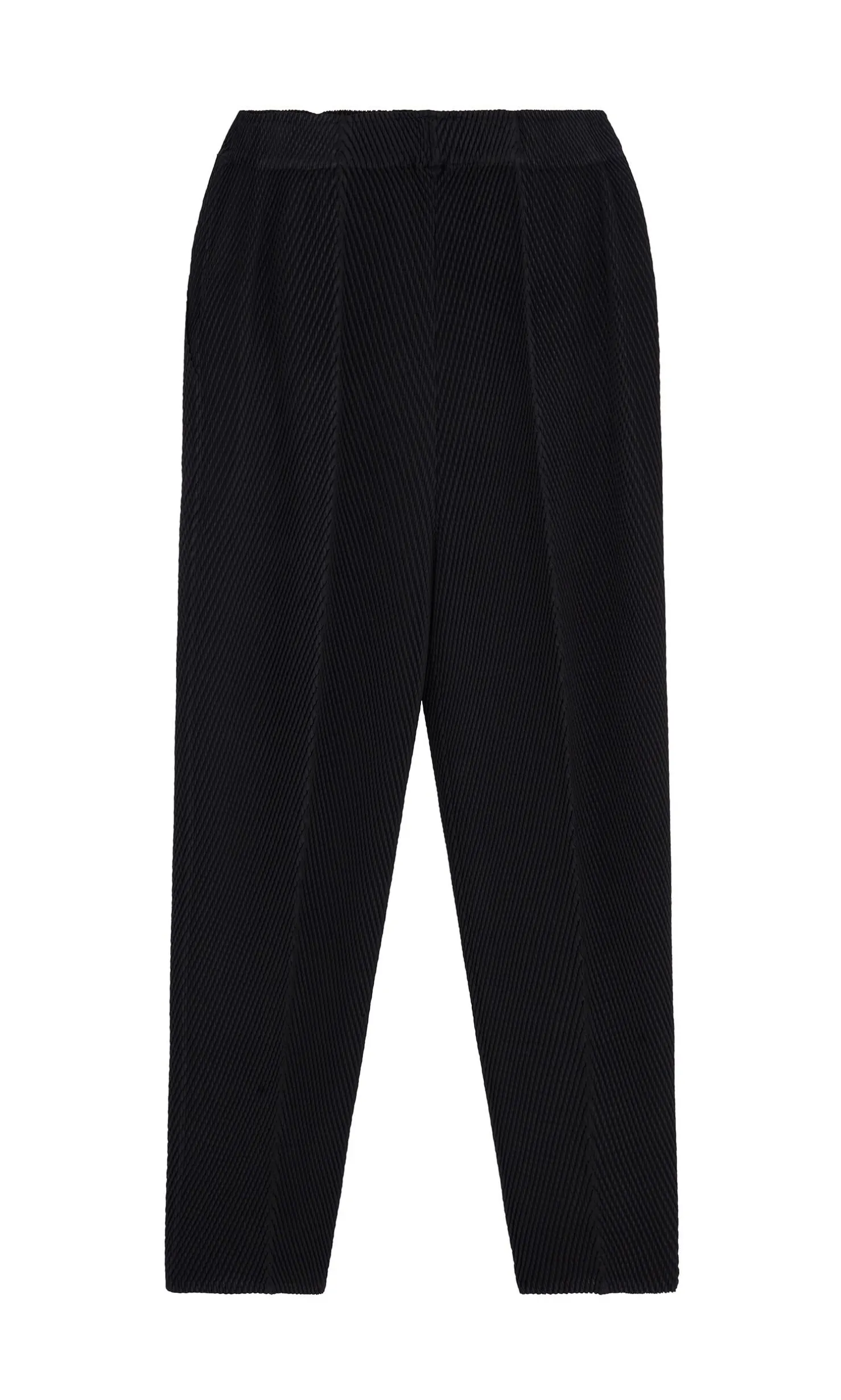 Black Pleat Trousers