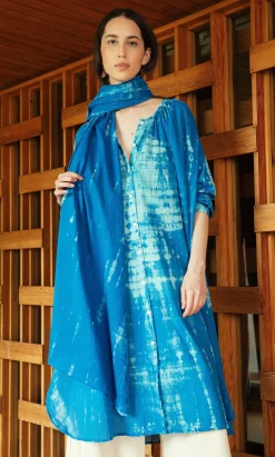 Blue Tie Dye Sarong