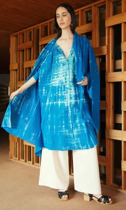 Blue Tie Dye Sarong