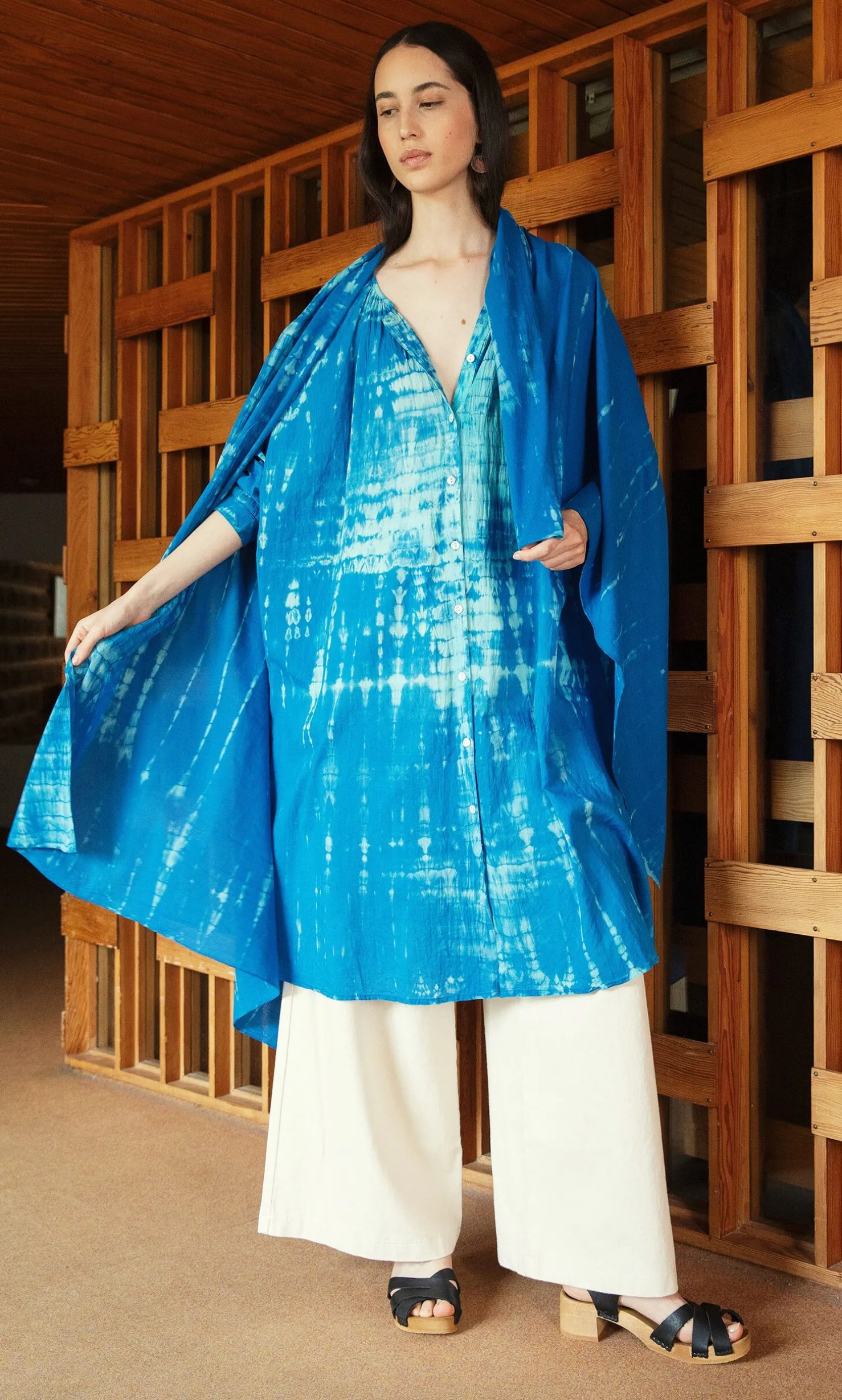 Blue Tie Dye Sarong