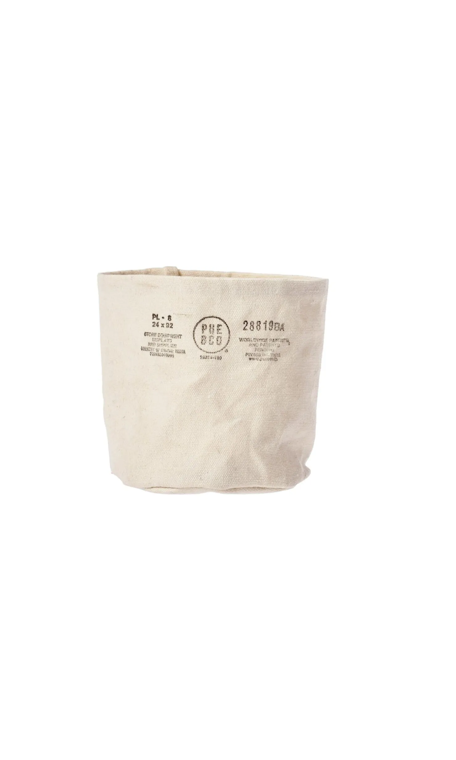 Canvas Plant Pot Covers - Set Of Three