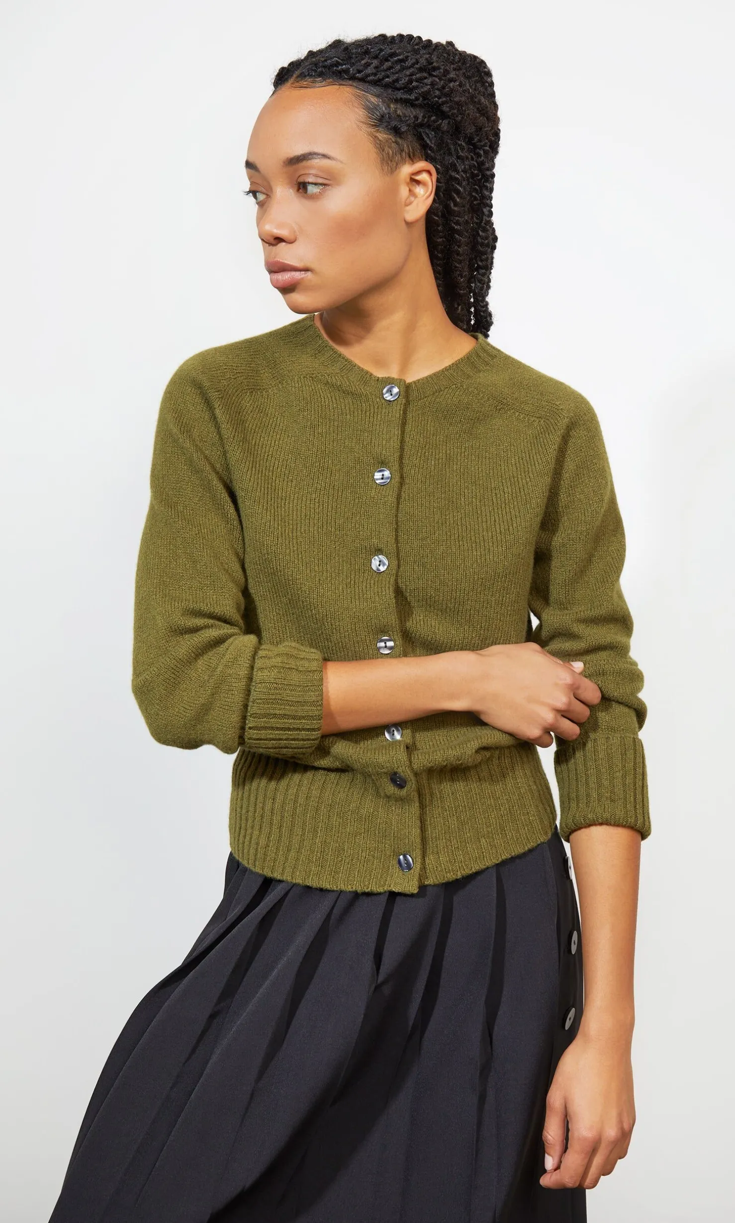 Derby Cardigan - Green