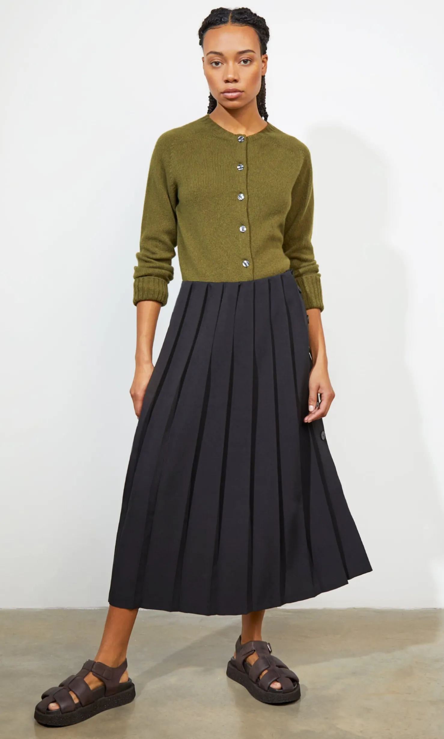 Derby Cardigan - Green