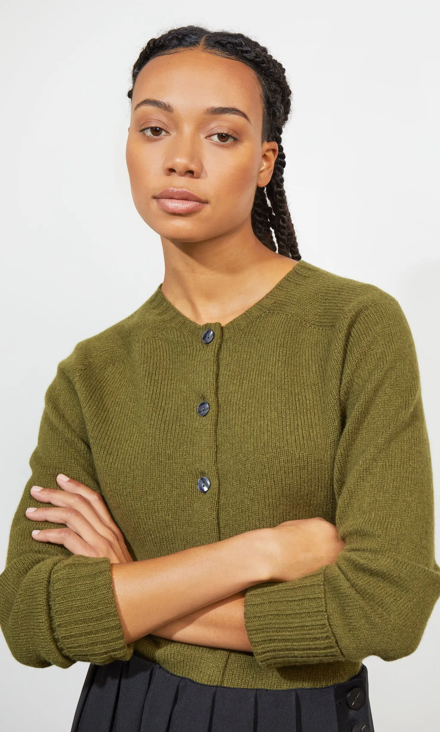 Derby Cardigan - Green