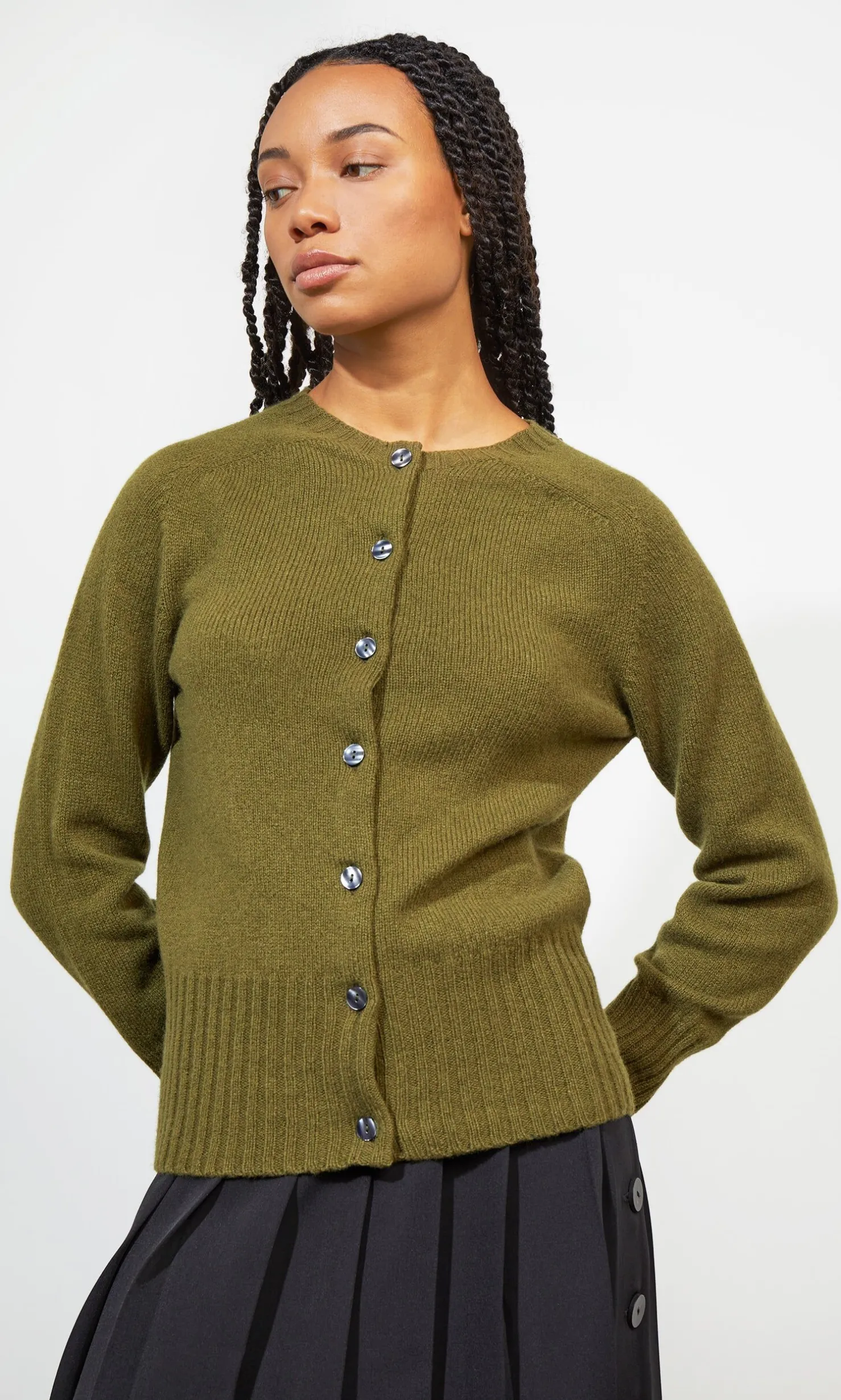 Derby Cardigan - Green