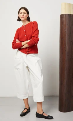 Derby Cardigan - Red Dulse