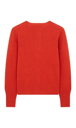 Derby Cardigan - Red Dulse