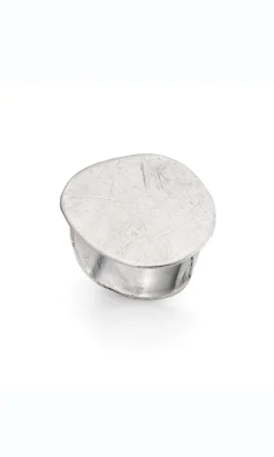 Eco Silver Pebble Ring