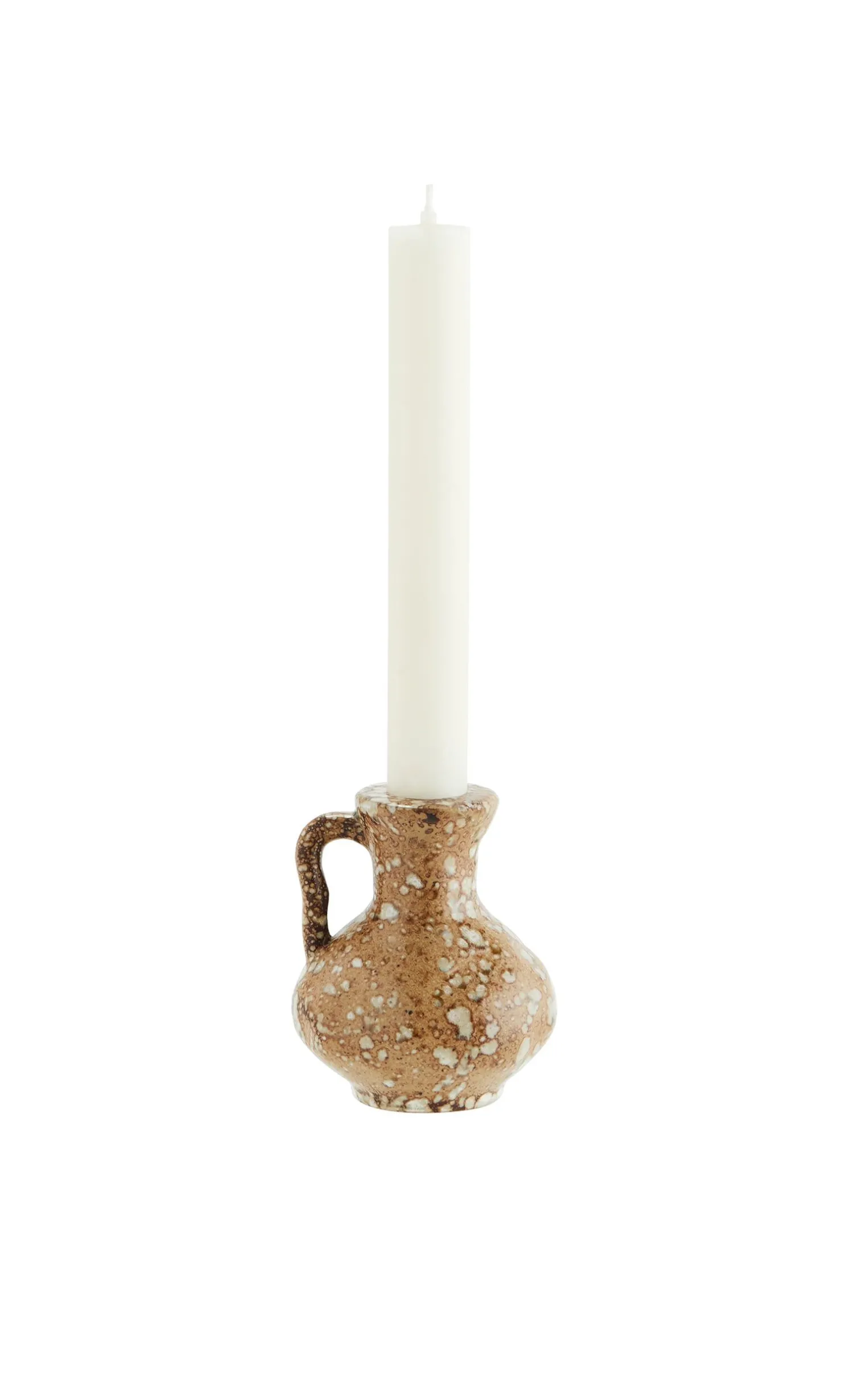 Fog Marbled Candle Holder