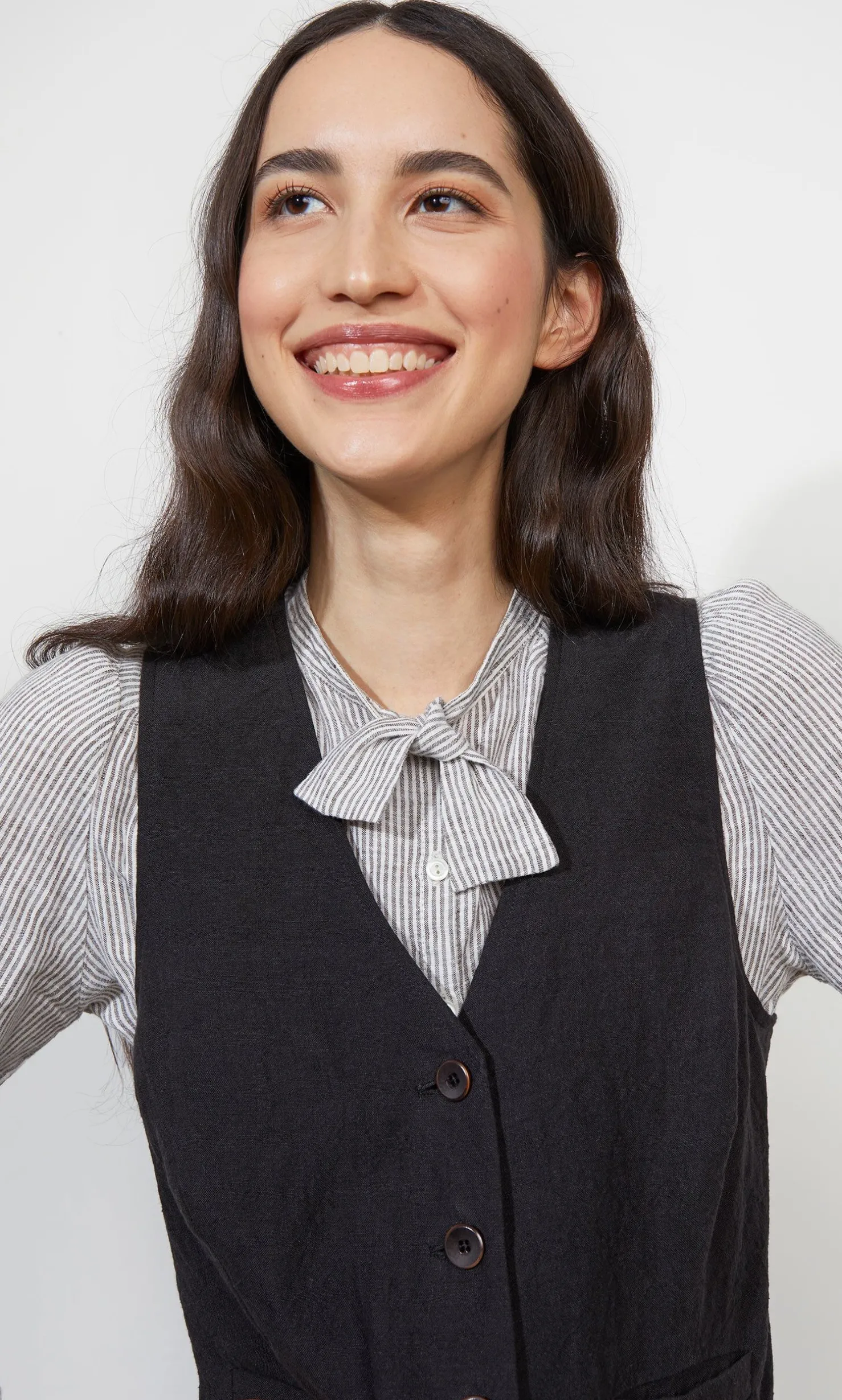 Frida Waistcoat - Black
