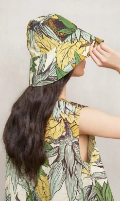 Green Sunflower Hat