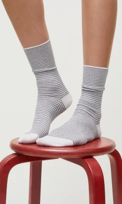 Grey Stripe Socks
