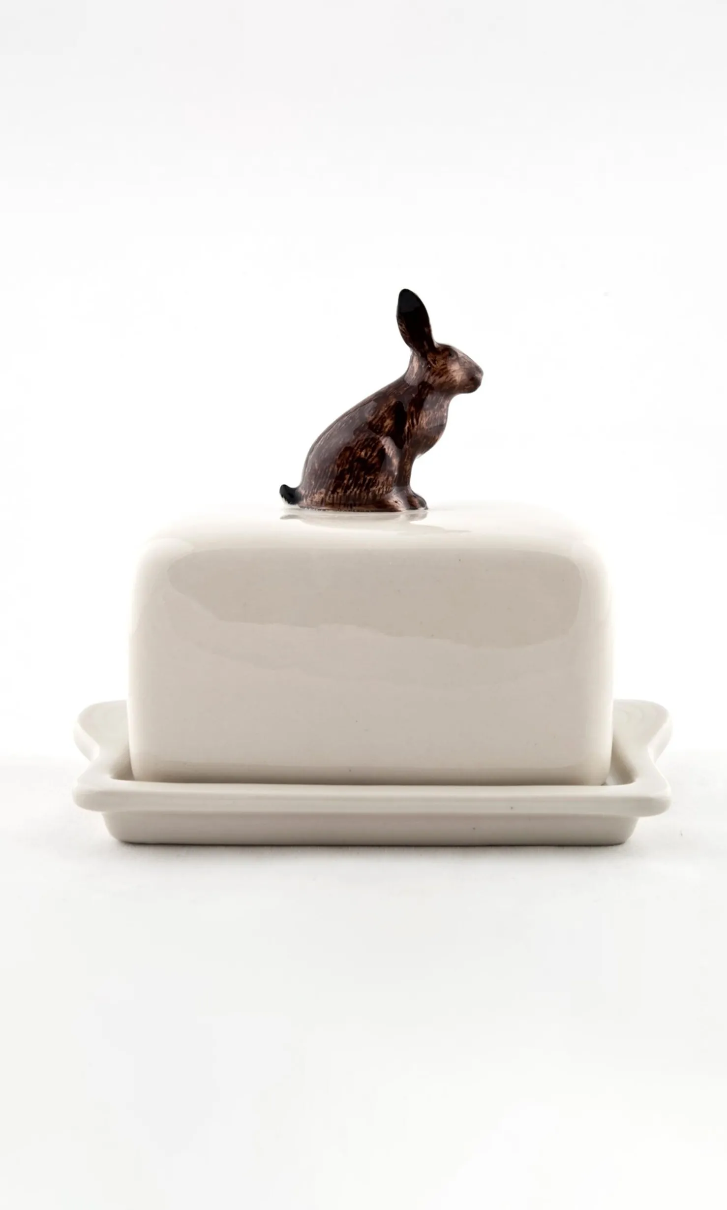 Hare Butter Dish