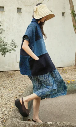 Indigo Patch Kimono