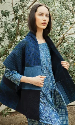 Indigo Patch Kimono