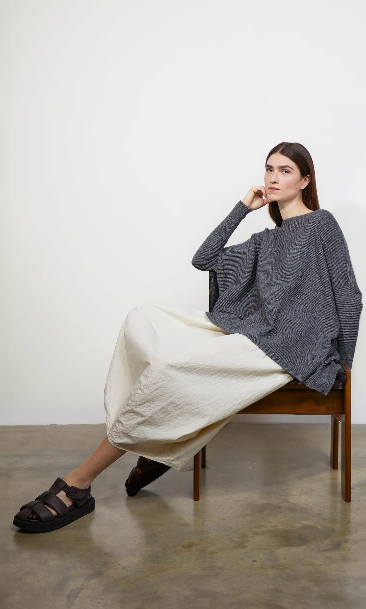 Jack Sweater - Grey Marl Twist