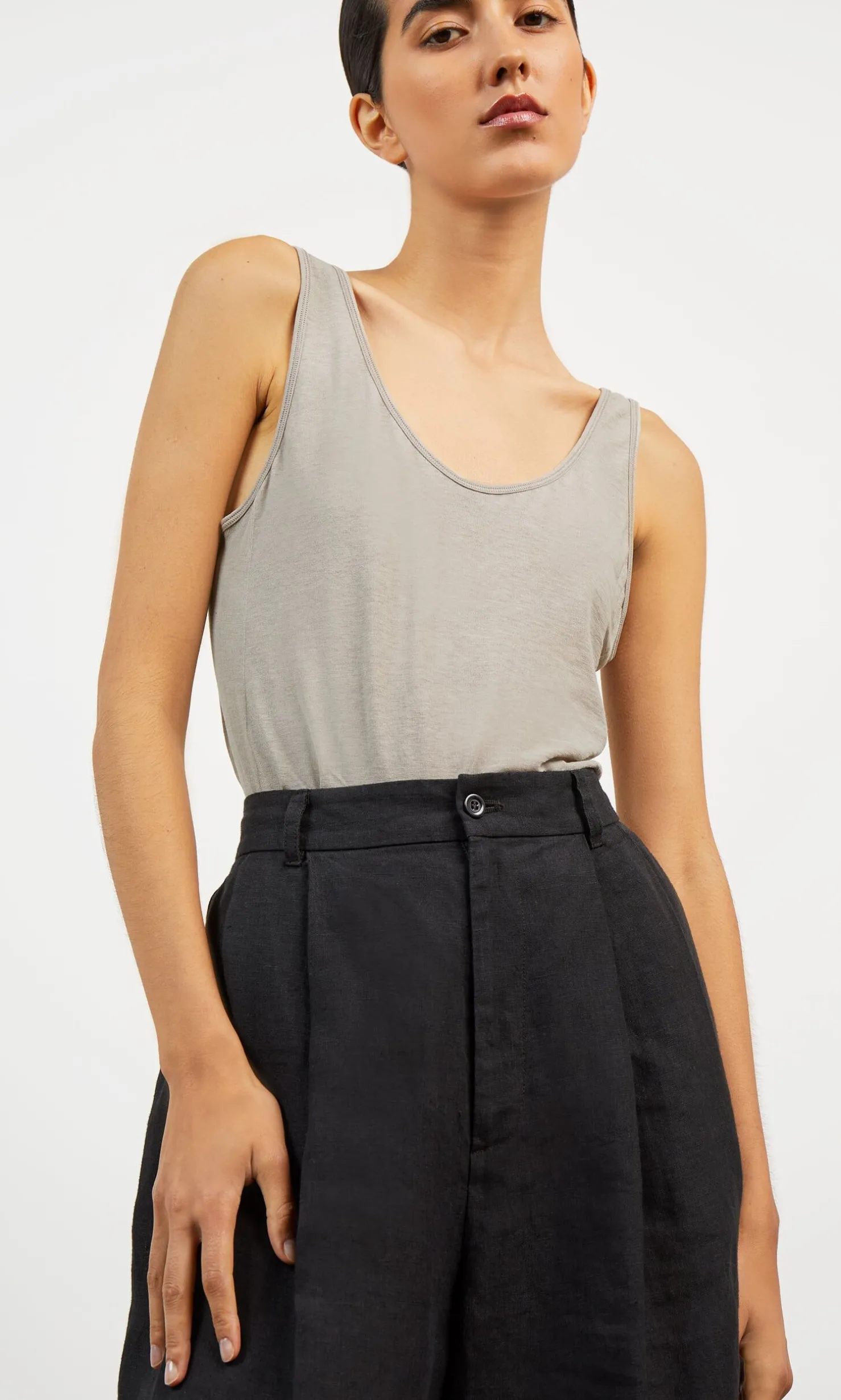 Jia Grey Tank Top