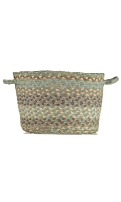 Medium Woven Basket - Seaspray