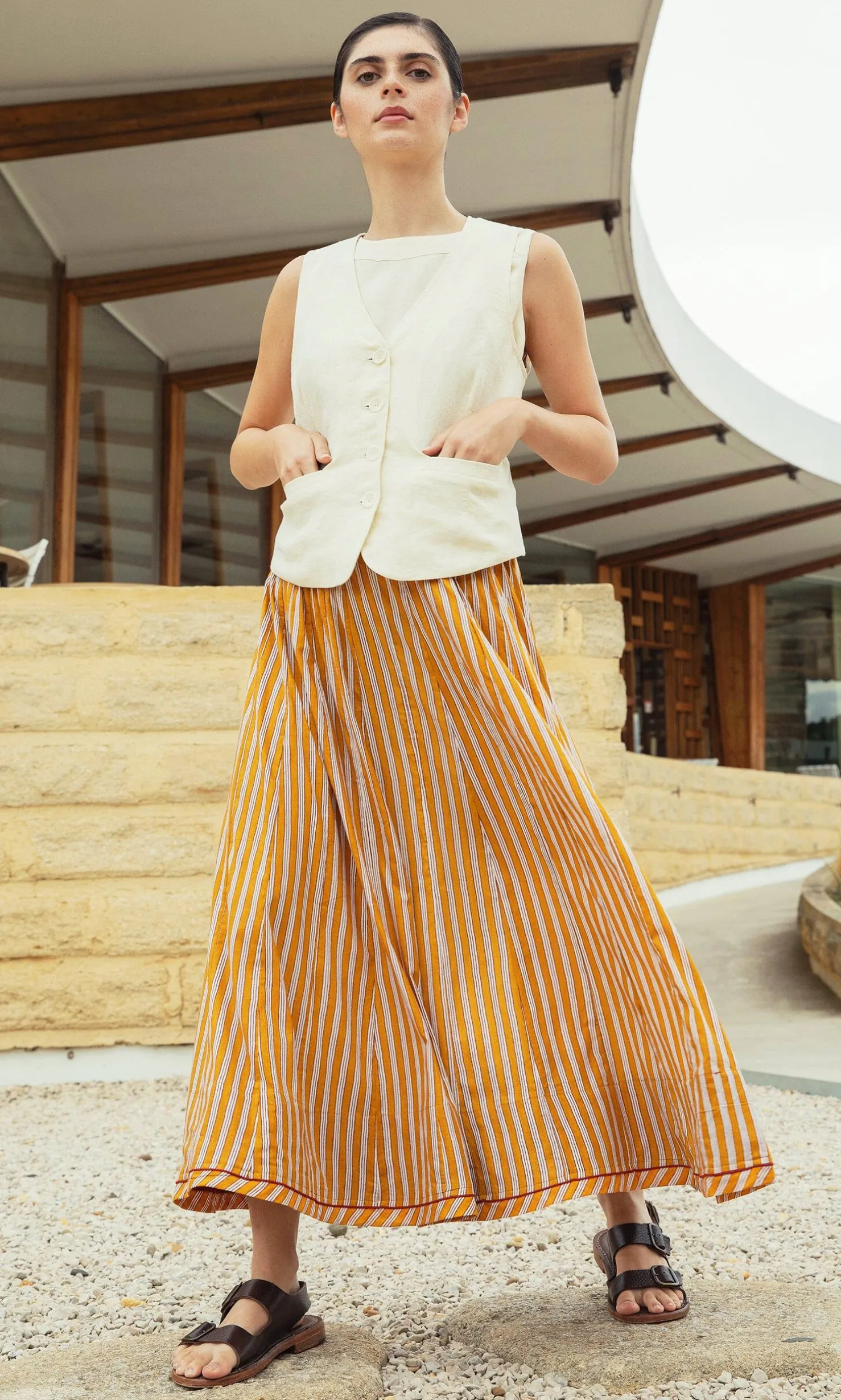 Mustard Skirt