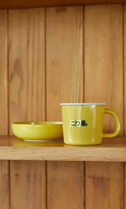 Mustard Yellow Enamel Mug