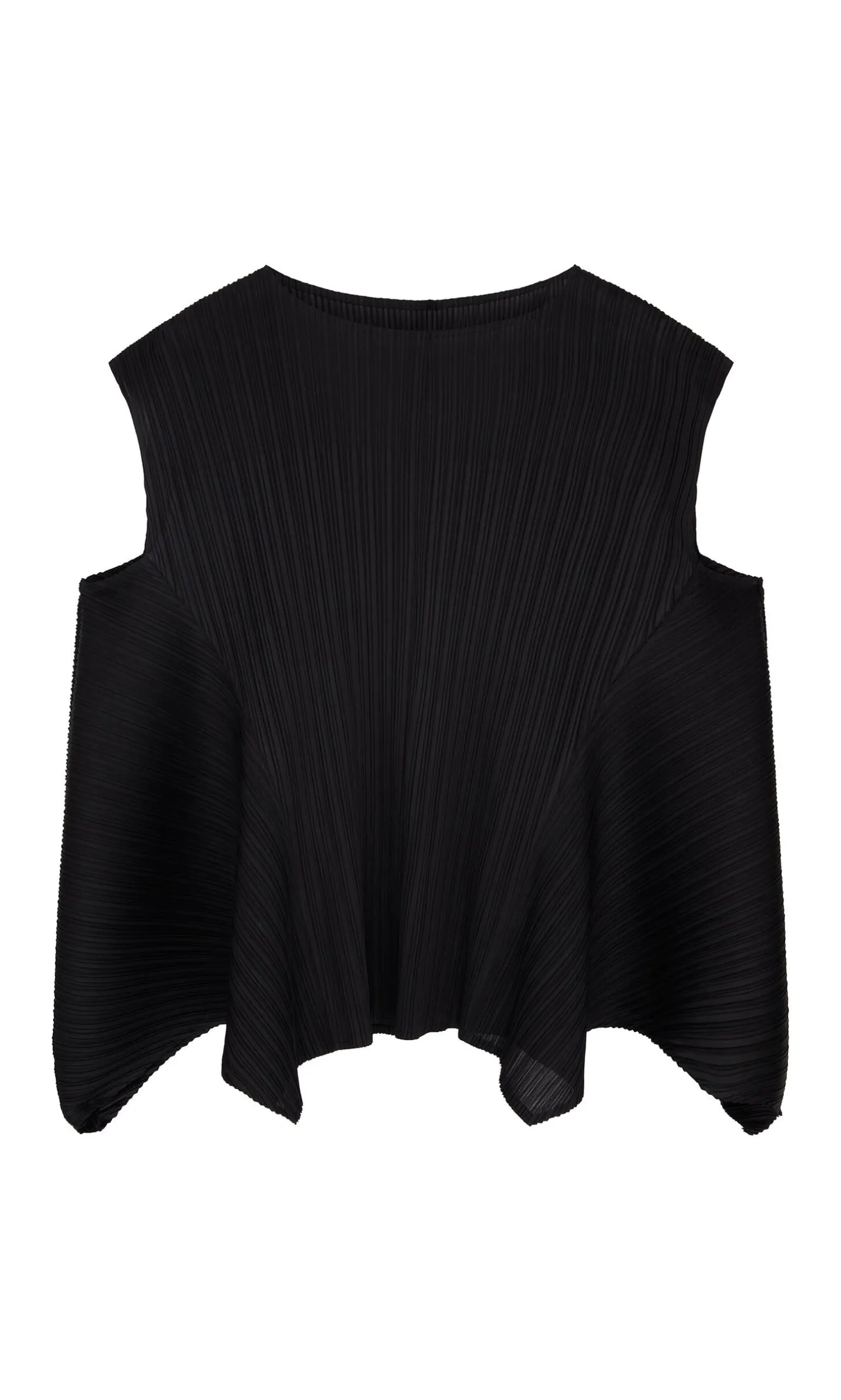 Nero Pleat Top