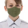 Organic Linen Kids Mask - Khaki