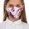 Organic Linen Kids Mask Rose