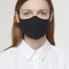 Organic Linen Mask - Black