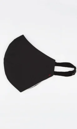 Organic Linen Mask - Black