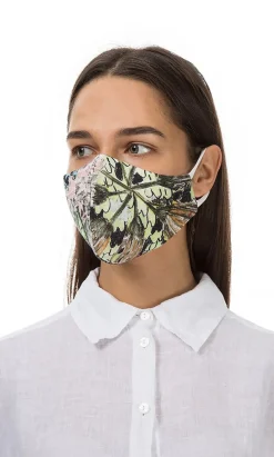Organic Linen Mask - Botanical