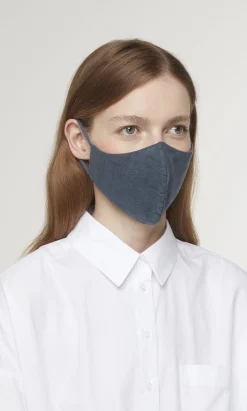 Organic Linen Mask - Charcoal