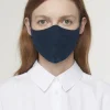 Organic Linen Mask - Indigo