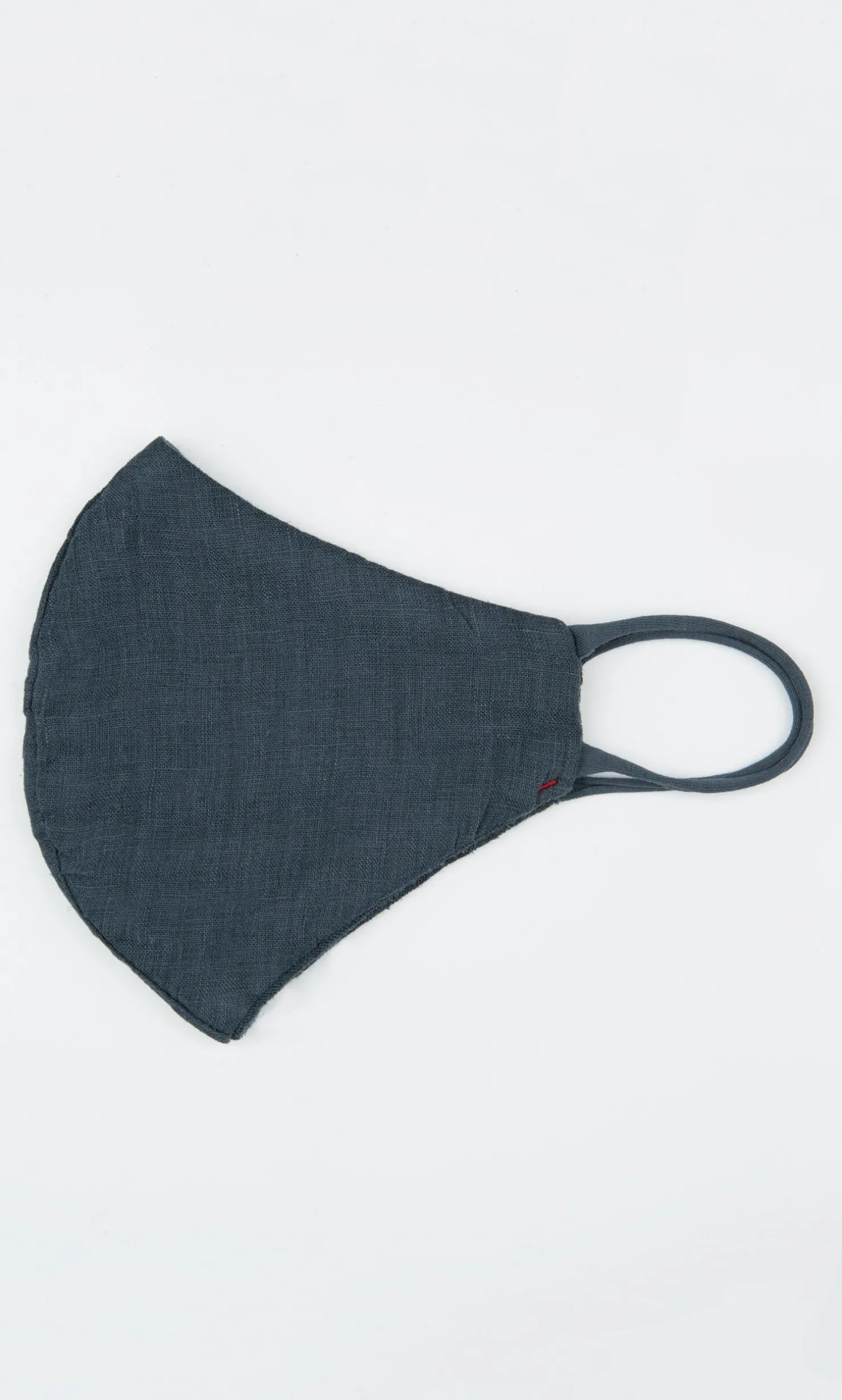 Organic Linen Mask - Indigo