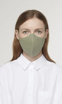 Organic Linen Mask - Leaf