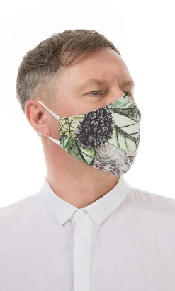 Organic Linen Mask Men Foliage