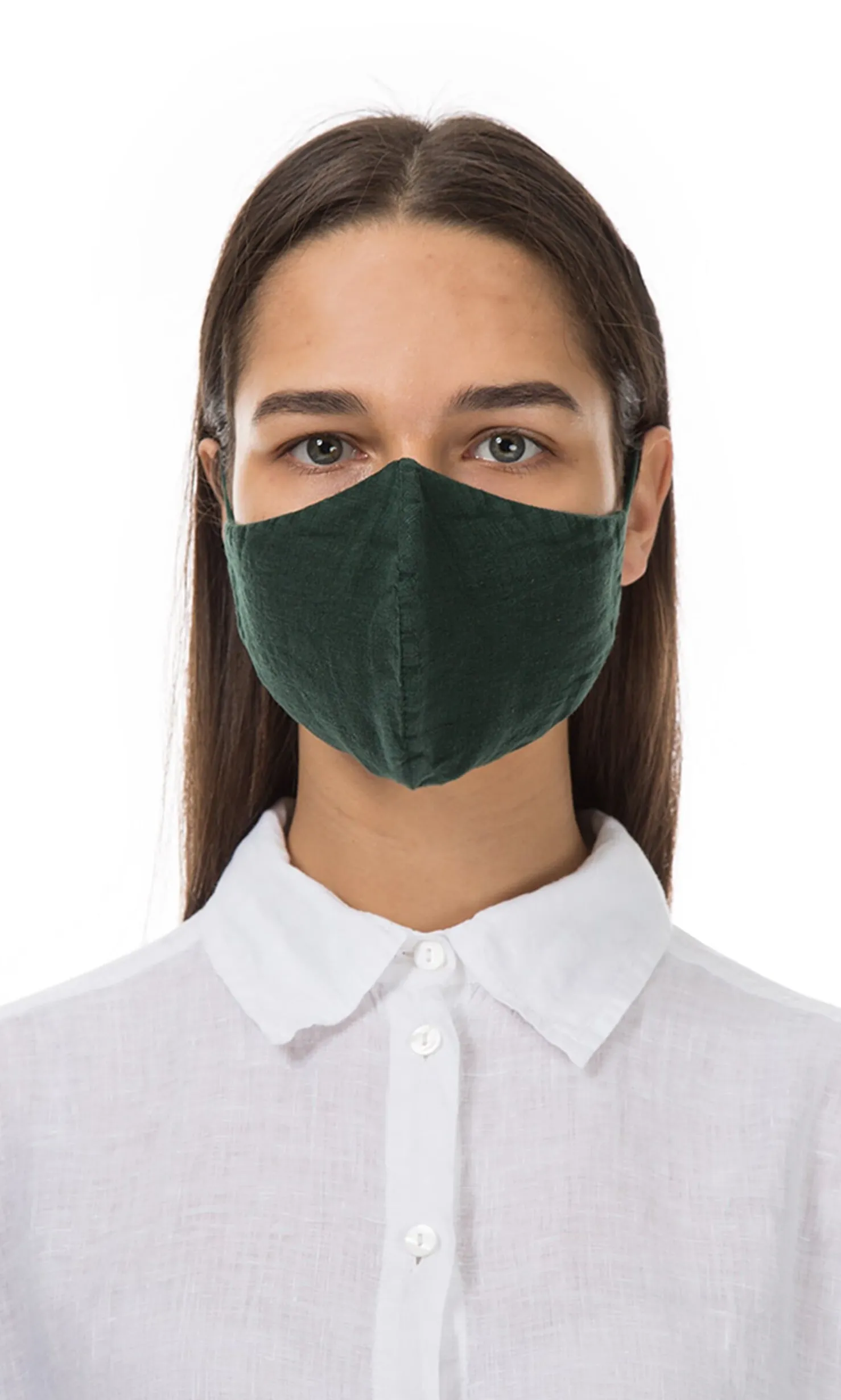 Organic Linen Mask Spruce