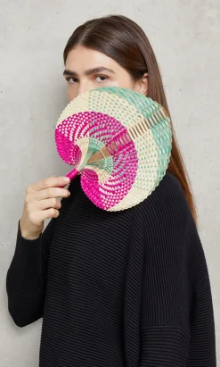 Pink Hand Fan