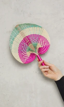Pink Hand Fan