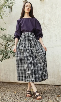 Plaid Check Skirt