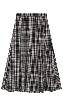 Plaid Check Skirt