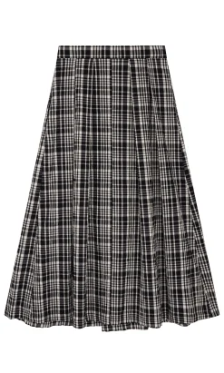 Plaid Check Skirt
