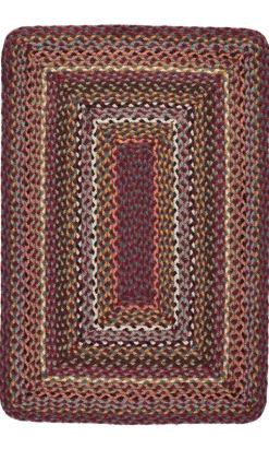 Rectangular Berry Rug