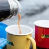 Red Enamel Mug