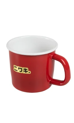 Red Enamel Mug