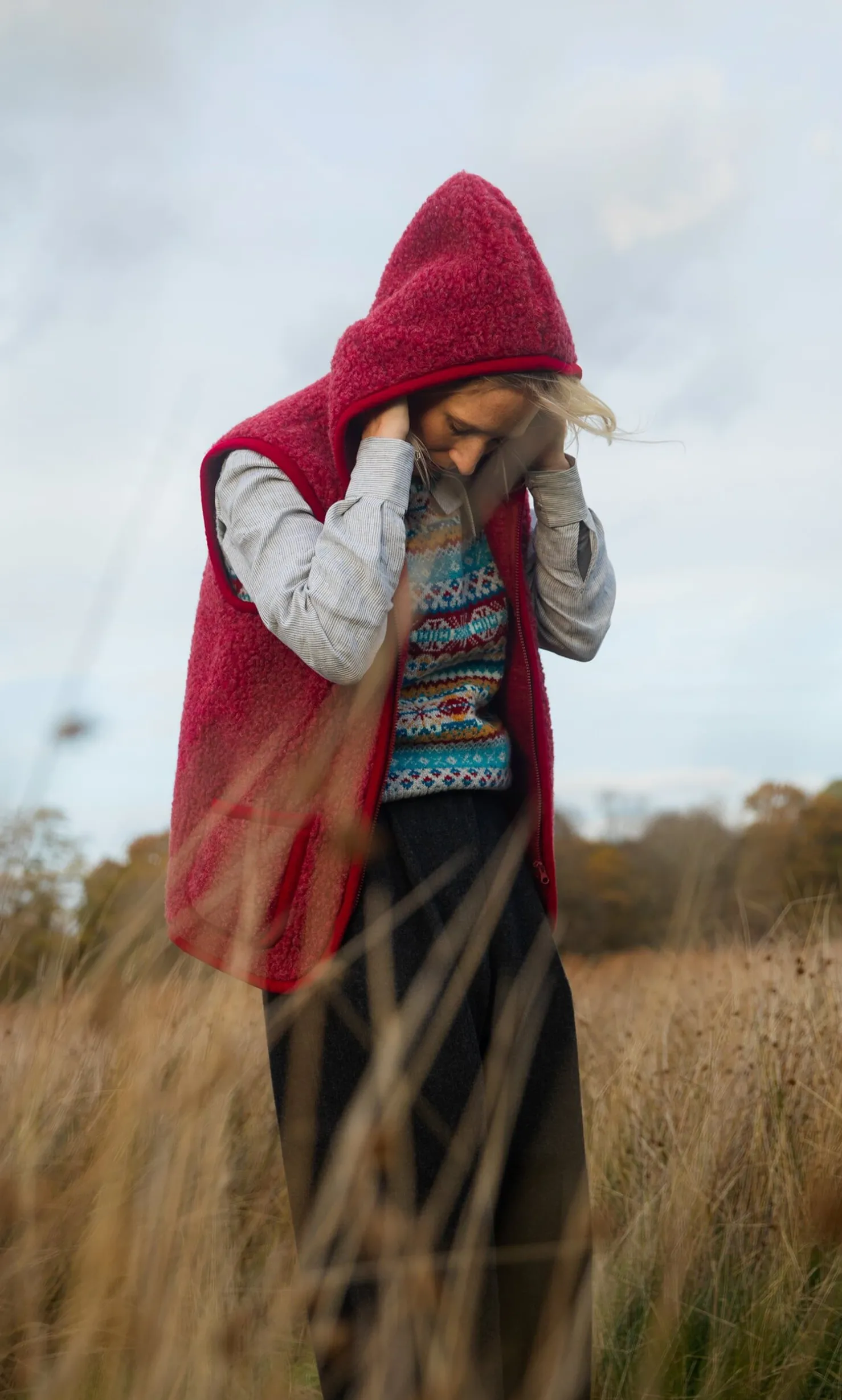 Ruby Wool Gilet