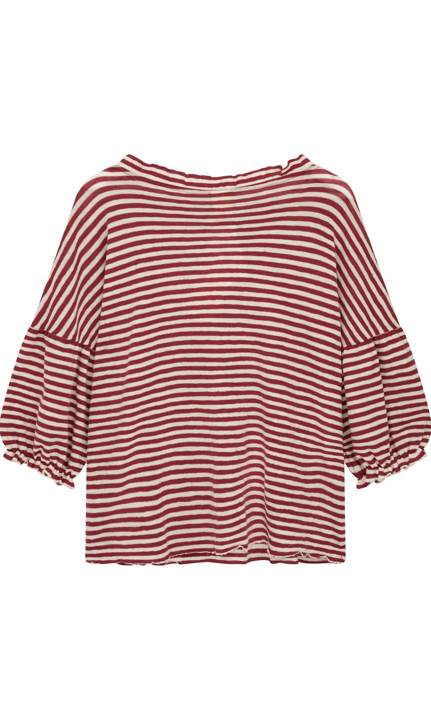 Ruffle Stripe Top