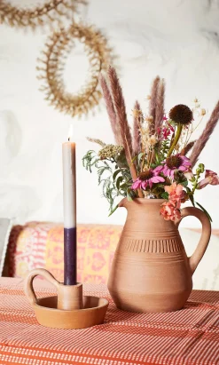 Terracotta Candle Holder